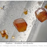 Anatase on Quartz
fov 1.7 mm
(Autor: ploum)