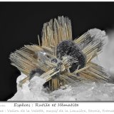 Rutile and Hematite
fov 5.9 mm
(Autor: ploum)