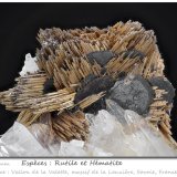 Rutile and Hematite
fov 6.5 mm
(Autor: ploum)
