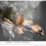 Rutile in/on Quartz
fov 3.5 mm
(Autor: ploum)