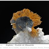 Rutile and Hematite
fov 7.4 mm
(Autor: ploum)