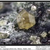 Andradite (var. topazolite)
fov 6 mm
(Autor: ploum)