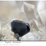Brookite and Quartz
fov 3.5 mm
(Autor: ploum)