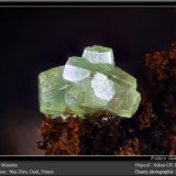 Pyromorphite
fov 1.8 mm
(Autor: ploum)