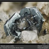 Hematite, Quartz and Albite
fov 7 mm
(Autor: ploum)