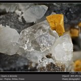 Quartz, Dolomite
fov 9 mm
(Autor: ploum)