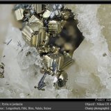 Pyrite and Jordanite
fov 4.5 mm
(Autor: ploum)