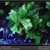 Olivenite and Azurite
fov 3 mm
(Autor: ploum)