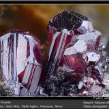 Proustite
fov 2.2 mm
(Autor: ploum)