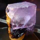 Fluorite on Sphalerite.
48 mm x 50 mm x 34 mm
(Autor: Firmo Espinar)