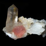 Quartz (variety smoky), Fluorite and Calcite
6 x 4 cm
(Autor: Benj)