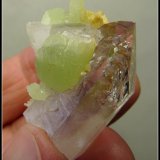 Quartz and Prehnite
35 x 32 x 27 mm
(Autor: Pierre Joubert)