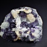 Fluorite, Quartz, Calcite
107 mm x 104 mm x 45 mm
(Autor: Don Lum)