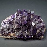 Fluorite, Sphalerite, Calcite
85 mm x 50 mm x 37 mm
(Autor: Don Lum)