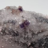 Rhodochrosite, Pyrite, Fluorite, Quartz
77 mm x 57 mm x 27 mm
(Autor: Don Lum)