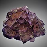 Fluorite, Chalcopyrite
70 mm x 65 mm x 30 mm
(Autor: Don Lum)