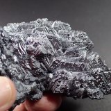 Galena (variety spinel twin), Quartz
105 mm x 62 mm x 46 mm
(Autor: Don Lum)