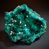 Dioptase, Calcite
76 mm x 71 mm x 40 mm
(Autor: Don Lum)