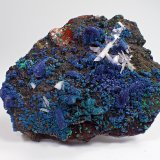 Azurite, Malachite, Gypsum (variety selenite)
93 mm x 75 mm x 25 mm
(Autor: Don Lum)
