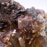 Fluorite, Calcite, Sphalerite
107 mm x 55 mm x 53 mm
(Autor: Don Lum)