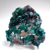 Dioptase, Plancheite, Calcite
80 mm x 67 mm x 60 mm
(Autor: Don Lum)