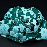 Malachite, Chrysocolla, Plancheite, Heterogenite
120 mm x 75 mm x 65 mm
(Autor: Don Lum)
