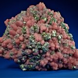 Rhodochrosite, Pyrite, Quartz
21 cm x 16.5 cm x 8 cm
(Autor: Don Lum)