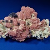 Rhodochrosite, Fluorite, Barite, Apatite
78 mm x 54 mm x 37 mm
(Autor: Don Lum)