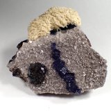 Fluorite, Baryte, Sphalerite, Dolomite
114 mm x 112 mm x  53 mm
(Autor: Don Lum)