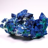 Shattuckite, Dioptase after Calcite
47 mm x 27 mm x 21 mm
(Autor: Don Lum)