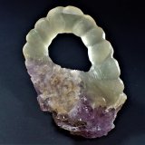 Fluorite, Quartz (variety amethyst)
90 mm x 70 mm x 48 mm
(Autor: Don Lum)