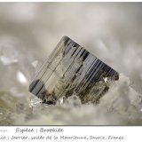 Brookite on Quartz
fov 9.3 mm
(Autor: ploum)