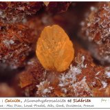 Calcite, Alumohydrocalcite, Siderite
fov 4.0 mm
(Autor: ploum)