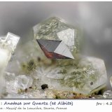 Anatase on Quartz
Vallon de la Valette, Macizo La Lauzière, Saint-Jean-de-Maurienne, Saboya, Auvergne-Rhône-Alpes, Francia
fov 4.2 mm
(Autor: ploum)