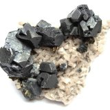 Galena, dolomite, marcasite
Specimen size 10 cm, largest crystal 3 cm
(Autor: Tobi)
