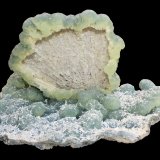 Prehnite epimorphic on Anhydrite with Laumontite
27.5 x 19.8 x 14.2 cm
(Autor: Frank Imbriacco)
