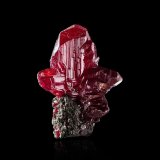 Proustite
Niederschlema, Bad Schlema (Schlema), Schlema-Hartenstein District, Erzgebirgskreis, Saxony/Sachsen, Germany
2 x 2 x 3.5 cm
(Autor: MIM Museum)