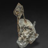 Quartz, Calcite, Marcasite
5.4 x 2.6 cm
(Autor: am mizunaka)