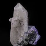 Quartz, Fluorite, Bournonite
8.5 x 5.7 cm
(Autor: am mizunaka)
