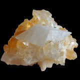 Quartz and Calcite
90 mm x 70 mm x60 mm
(Autor: Dany Mabillard)