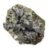 Galena, Sphalerite
Specimen size 4,5 cm, largest galena 8 mm
(Autor: Tobi)