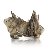 Rasvumite and Quartz
4.5 x 3 x 1.5 cm / main crystal: 2.5 cm.
(Autor: MIM Museum)