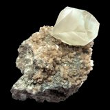Calcite, Stilbite
Specimen size 7,5 cm, calcite crystal 2,5 cm
(Autor: Tobi)