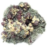 Fluorite, quartz, siderite
Specimen size 8,5 cm, largest crystals 6 mm
(Autor: Tobi)