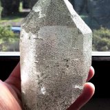 Quartz, Chlorite
Specimen height 13,5 cm
(Autor: Tobi)