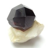 Spessartine
Specimen size 2 cm, garnet crystal 1,5 cm
(Autor: Tobi)