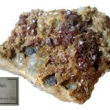 Sphalerite, siderite, quartz
7 x 5,5 cm
(Autor: Andreas Gerstenberg)