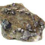Galena
Specimen size 6 cm, largest crystal 1 cm
(Autor: Tobi)