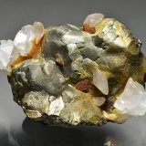 Pyrite, calcite.
7.5 x 6.5 x 6 cm.
(Autor: Martin Rich)