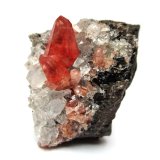 Rhodochrosite
Specimen height 3,5 cm, largest crystal 14 mm
(Autor: Tobi)